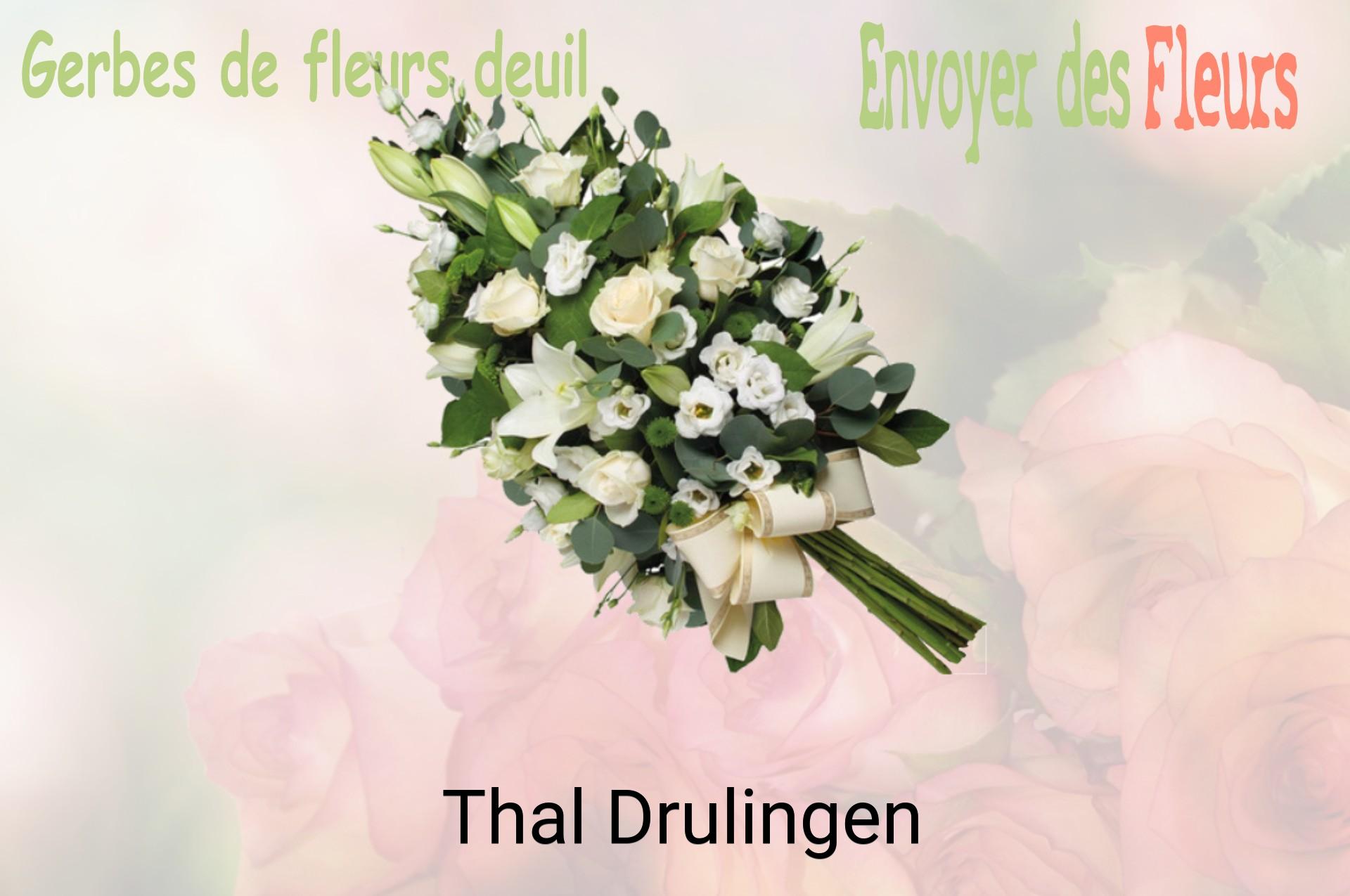 Gerbe de fleurs de deuil livrée à Thal-Drulingen